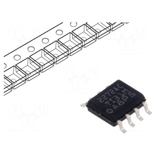 IC: operational amplifier | 2.2MHz | Ch: 2 | SO8 | ±2.2÷8VDC,4.4÷16VDC