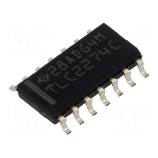 IC: operational amplifier | 2.2MHz | Ch: 4 | SO14 | reel,tape | IB: 100pA