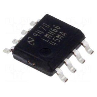 IC: operational amplifier | 55MHz | Ch: 1 | SO8 | 2.5÷12VDC | tube | 500nA