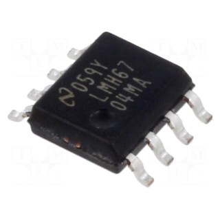 IC: operational amplifier | 650MHz | Ch: 1 | SO8 | ±4÷6VDC | tube