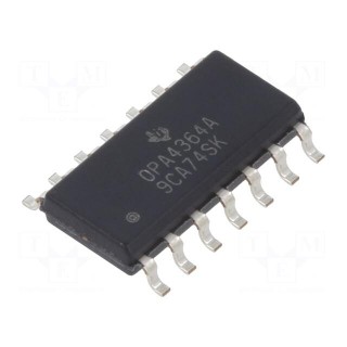 IC: operational amplifier | 7MHz | Ch: 4 | SO14 | tube | IB: 10pA