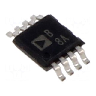 IC: operational amplifier | 8MHz | Ch: 2 | MSOP8 | ±4.5÷18VDC | IB: 7.5nA