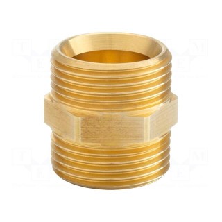 MKV connection fitting | Ext.thread: G 3/4" | 28mm | Mat: brass