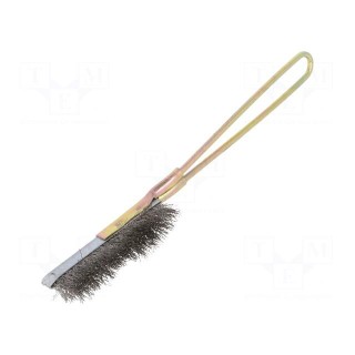 Brush | wire | stainless steel | metal | 235mm