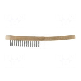 Brush | wire | steel | wood | 290mm | Number of rows: 5