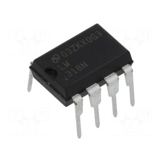 IC: operational amplifier | 15MHz | Ch: 1 | DIP8 | ±5÷20VDC,10÷40VDC