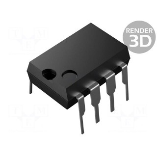 IC: PIC microcontroller | 896B | 16MHz | ICSP | 2.3÷5.5VDC | THT | DIP8