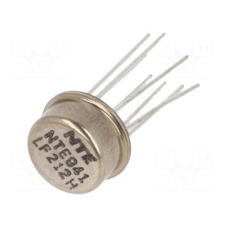 IC: operational amplifier | Ch: 1 | TO5 | ±18VDC