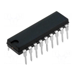 PIC microcontroller | Memory: 3.5kB | SRAM: 256B | EEPROM: 256B | THT