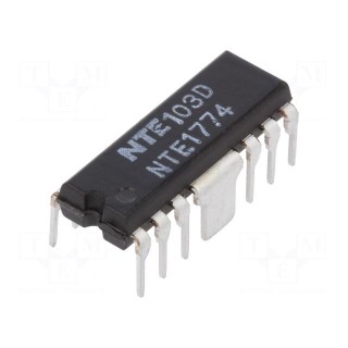 IC: driver | bidirectional,motor controller | DIP12 | 1A | Channels: 4