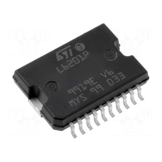 IC: driver | H-bridge | motor controller | PowerSO20 | 4A | Channels: 2