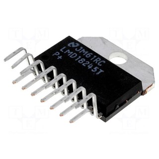 IC: driver | motor controller | TO220-15 | 3A | 55V | Channels: 2