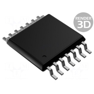 IC: PMIC | DC/DC converter | Uin: 2.85÷5.5VDC | Uout: 3.3VDC | 2A | Ch: 1