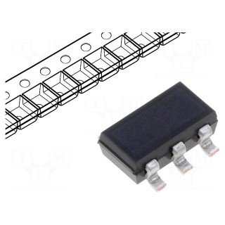 Transistor: PNP x2 | bipolar | 45V | 0.5A | 600mW | SC74,SOT457,TSOP6