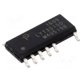 IC: PMIC | AC/DC switcher,LED driver | 85÷265V | Ubr: 650V | SO16B
