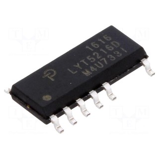 IC: PMIC | AC/DC switcher,LED driver | 90÷308V | Ubr: 650V | SO16B