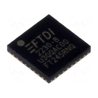 IC: interface | USB-FIFO | Full Speed | 3.3÷5.25VDC | in-tray | QFN32