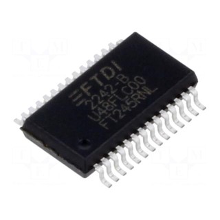 IC: interface | USB-FIFO | Full Speed | 3.3÷5.25VDC | tube | SSOP28