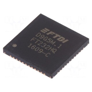 IC: interface | USB-UART, FIFO, MPSSE | Hi-Speed | 3.3÷5VDC | in-tray