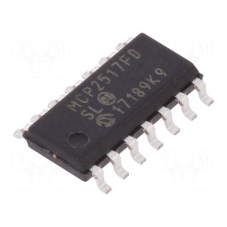 IC: CAN controller | GPIO | 8Mbps | 2.7÷5.5VDC | SO14 | -40÷150°C