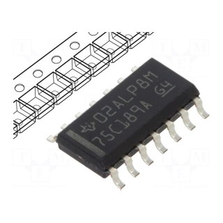 IC: interface | line receiver | RS232 | 1000kbps | SOIC14 | 4.5÷6VDC
