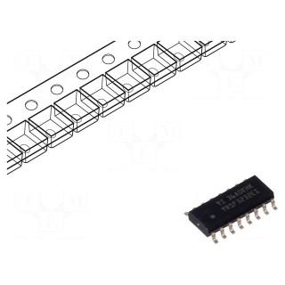 IC: interface | receiver,line driver | RS232 | 1000kbps | SOIC16