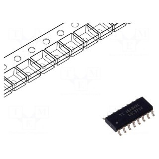 IC: interface | receiver,line driver | RS232 | 1000kbps | SOIC16
