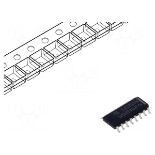 IC: interface | receiver,line driver | RS232 | 120kbps | SOIC16
