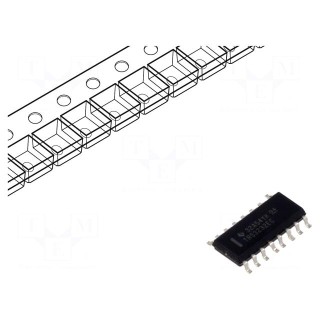 IC: interface | receiver,line driver | RS232 | 250kbps | SOIC16