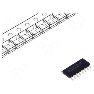 IC: interface | receiver,line driver | RS232 | 250kbps | SOIC16