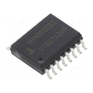 IC: interface | transceiver | full duplex,RS232 | 120kbps | SO16-W