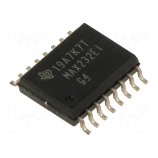 IC: interface | transceiver | full duplex,RS232 | 250kbps | SO16-W
