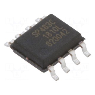IC: interface | transceiver | half duplex,RS422,RS485 | 250kbps | SO8
