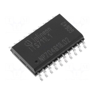 IC: power switch | high-side | 1.7A | Ch: 4 | N-Channel | SMD | DSO20