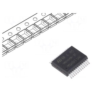 IC: power switch | high-side | 1A | Ch: 4 | SMD | PowerSSO24 | tube