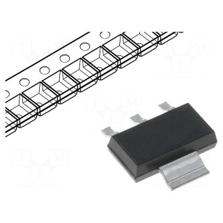 IC: power switch | high-side | 200mA | Ch: 1 | N-Channel | SMD | SOT223-4