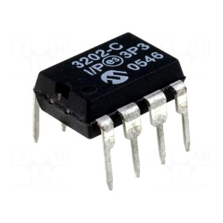 IC: A/D converter | Ch: 2 | 12bit | 100ksps | 2.7÷5.5V | DIP8