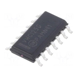 IC: digital | 3-state,bus buffer | Ch: 4 | IN: 2 | CMOS | SMD | SOIC14 | VHC