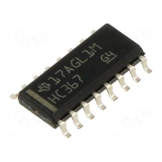 IC: digital | buffer,non-inverting,line driver | Ch: 6 | SMD | SO16
