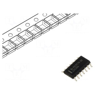 IC: digital | bus buffer | Ch: 4 | SMD | SO14 | OUT: 3-state | 74LV