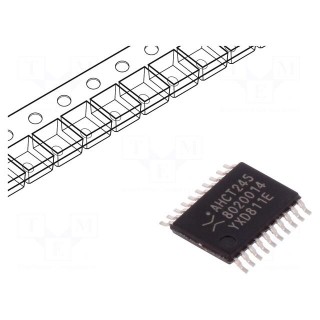 IC: digital | 3-state,bus transceiver | Channels: 8 | CMOS | SMD