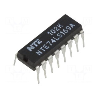 IC: digital | 4bit,binary up/down counter,synchronous | TTL | THT