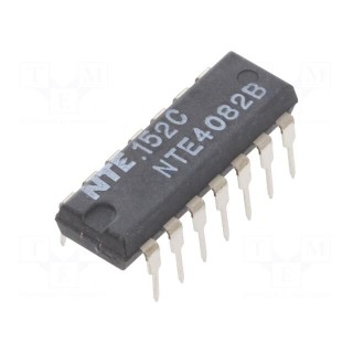 IC: digital | AND | Ch: 2 | IN: 4 | CMOS | THT | DIP14 | 3÷18VDC | -55÷125°C