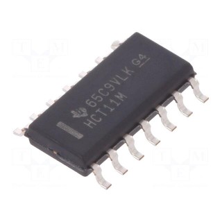 IC: digital | AND | Channels: 3 | IN: 3 | SMD | SO14 | Series: HCT
