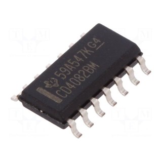 IC: digital | AND | Channels: 2 | IN: 4 | CMOS | SMD | SO14 | Series: 4000B