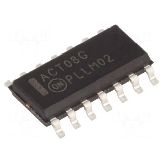 IC: digital | AND | Ch: 4 | IN: 2 | SMD | SO14 | 2÷6VDC | -40÷85°C | reel,tape