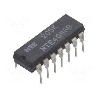 IC: digital | AND-NOR,combination | Ch: 4 | IN: 2 | CMOS | THT | DIP14