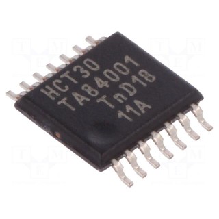 IC: digital | NAND | Channels: 1 | IN: 8 | SMD | TSSOP14 | Series: HCT