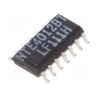 IC: digital | NAND | Ch: 2 | IN: 4 | CMOS | SMD | SO14 | 3÷18VDC | -55÷125°C