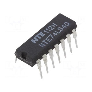 IC: digital | NAND | Ch: 2 | IN: 4 | TTL | THT | DIP14